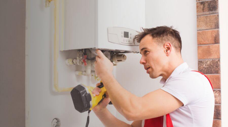 Local tankless water heater installation in Danville, IN